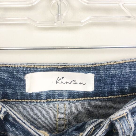 KANCAN | Distressed Leopard Animal Print Stretch Skinny Jeans Women’s Size 3/25 - Picture 10 of 13